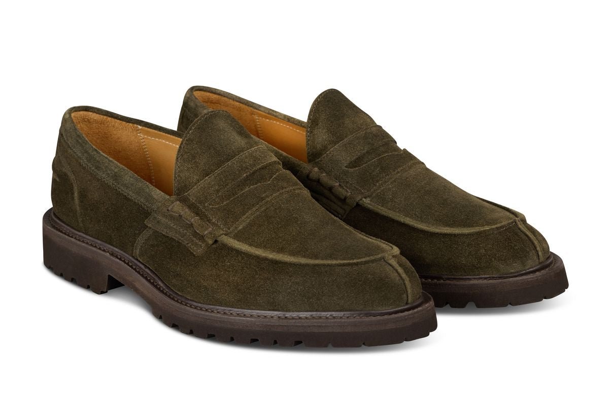 James Penny Loafer - Earth Castorino Suede