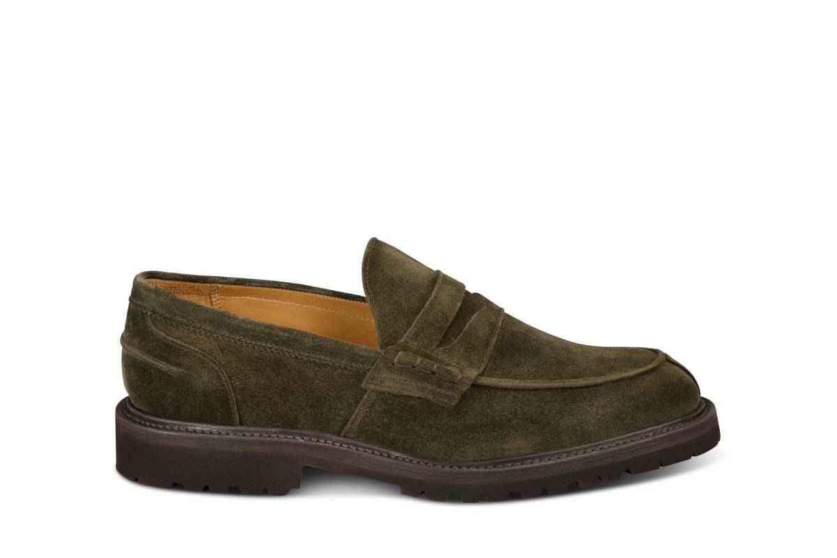James Penny Loafer - Earth Castorino Suede