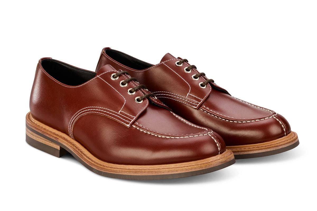 Kilsby Derby Shoe - Burgundy Calf