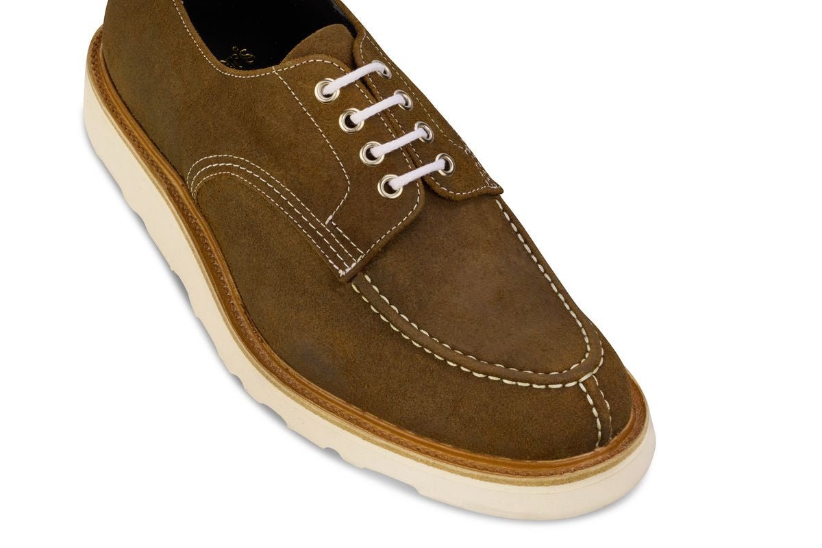 Kilsby Derby Shoe - Snuff Waxy Suede