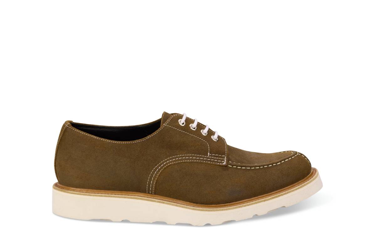 Kilsby Derby Shoe - Snuff Waxy Suede