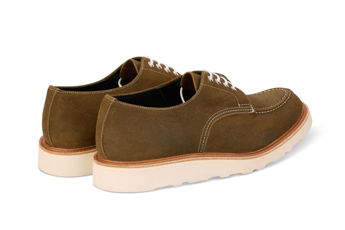 Kilsby Derby Shoe - Snuff Waxy Suede
