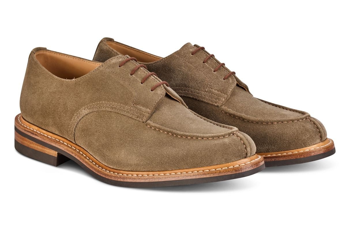 Kilsby Derby Shoe - Visone Repello Suede