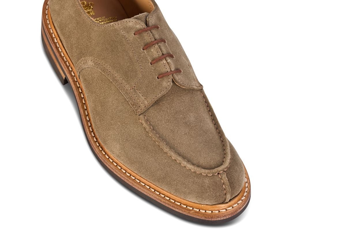 Kilsby Derby Shoe - Visone Repello Suede