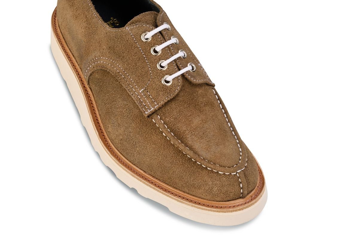 Kilsby Derby Shoe - Visone Waxy Suede