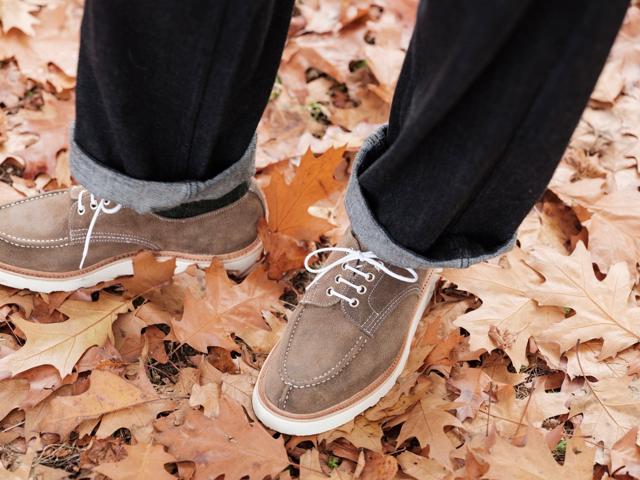 Kilsby Derby Shoe - Visone Waxy Suede