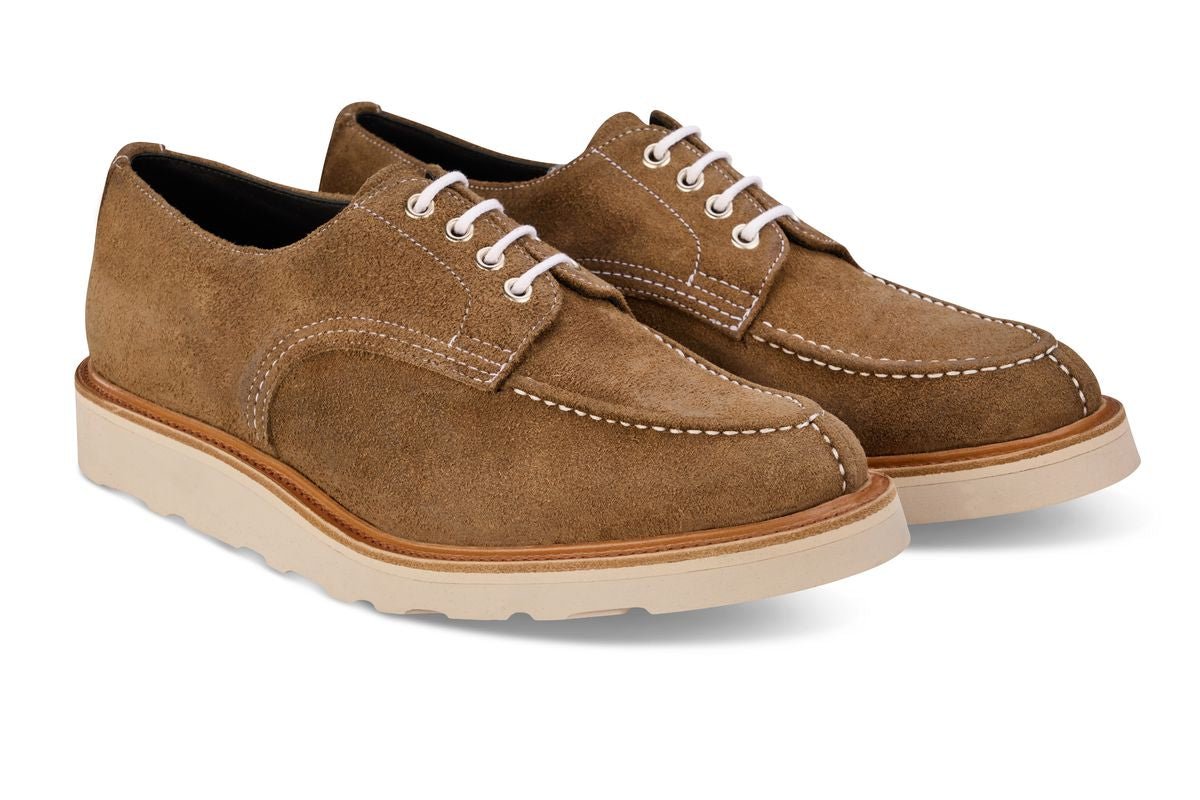 Kilsby Derby Shoe - Visone Waxy Suede