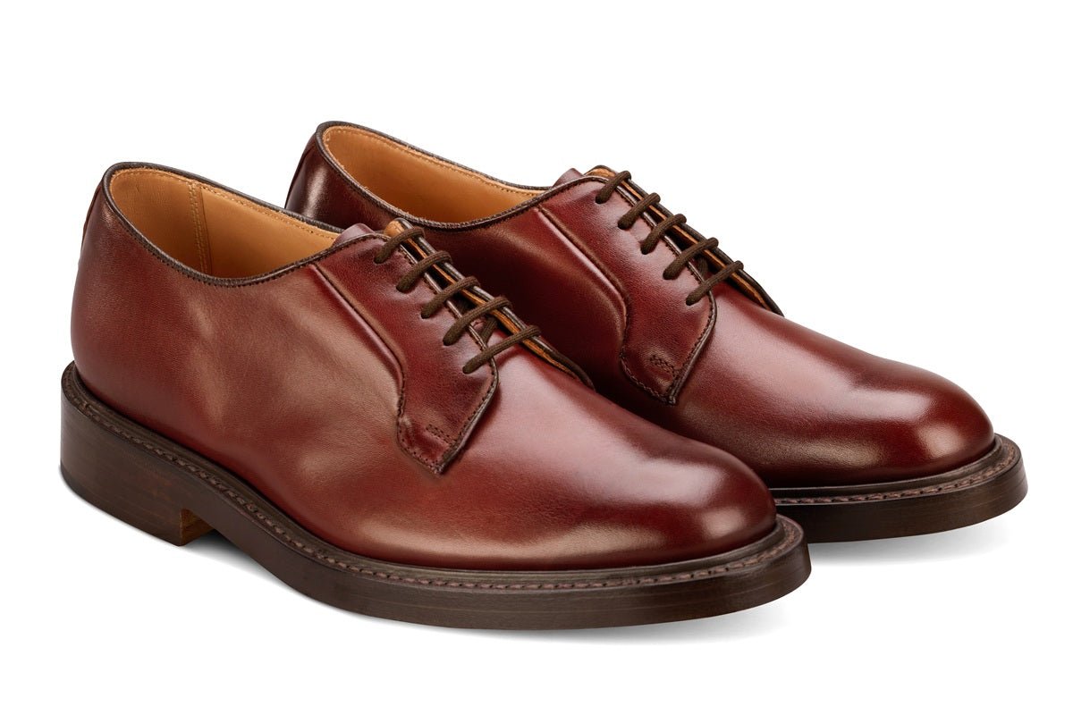 Robert Derby Shoe - Burgundy Burnished
