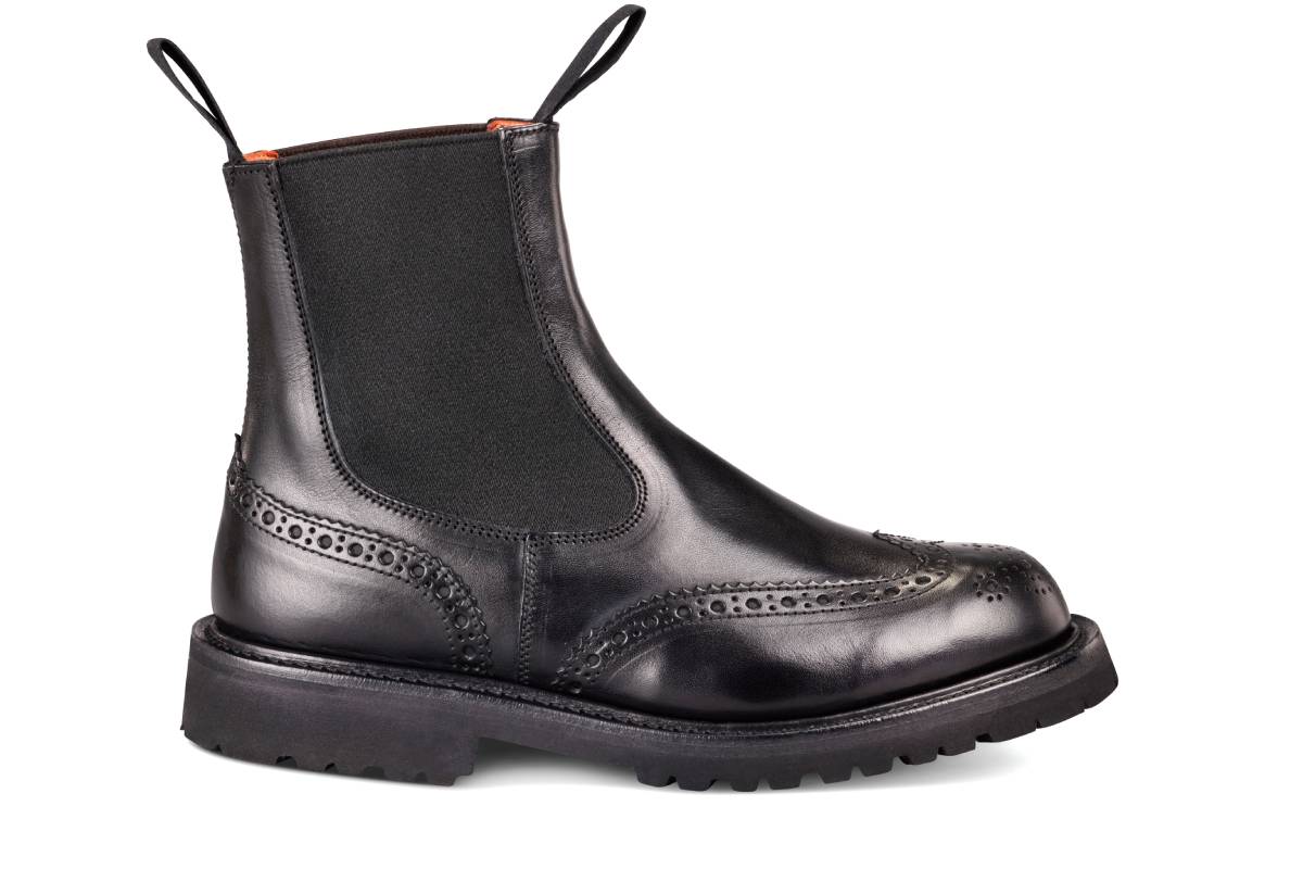 Silvia Country Dealer Boot - Black Ecopel