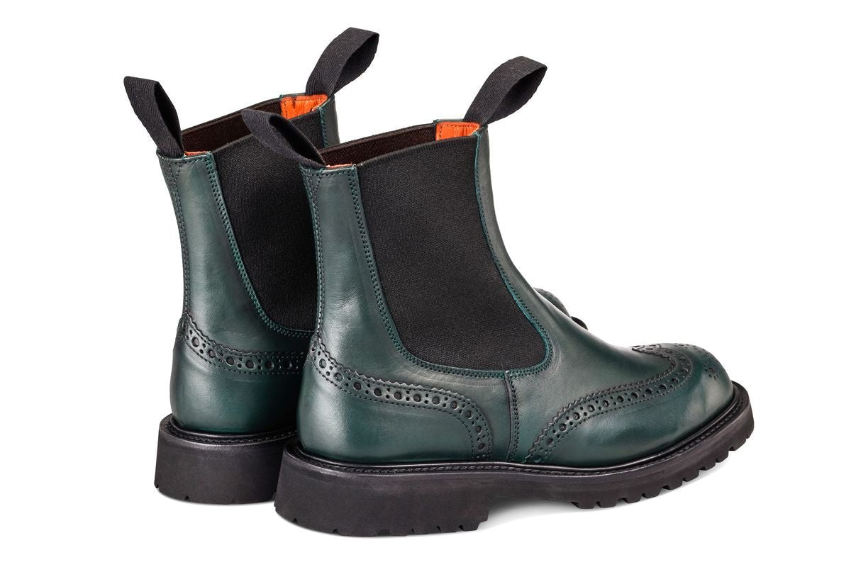 Silvia Country Dealer Boot - Green Ecopel