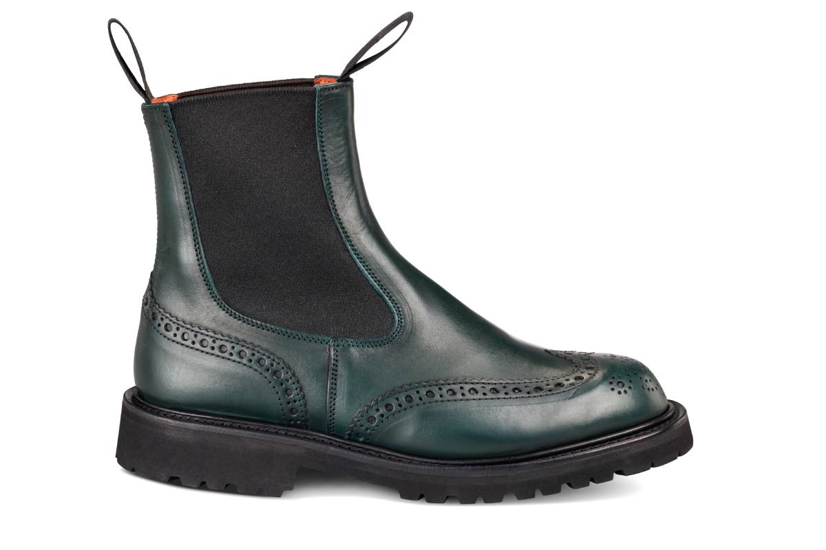 Silvia Country Dealer Boot - Green Ecopel
