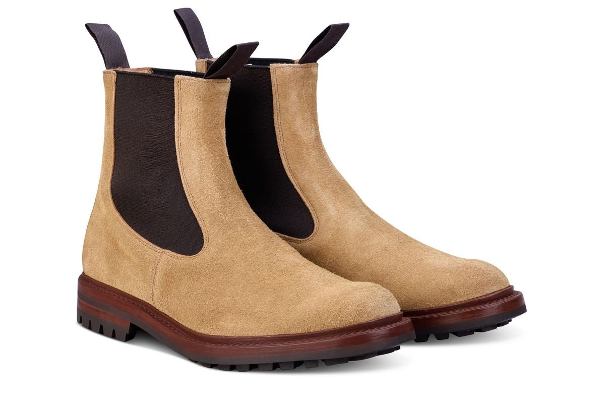 Stephen Chelsea Boot - Tan Hairy Suede