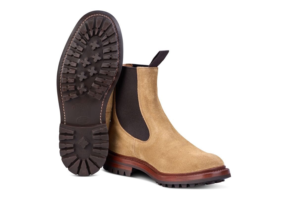 Stephen Chelsea Boot - Tan Hairy Suede