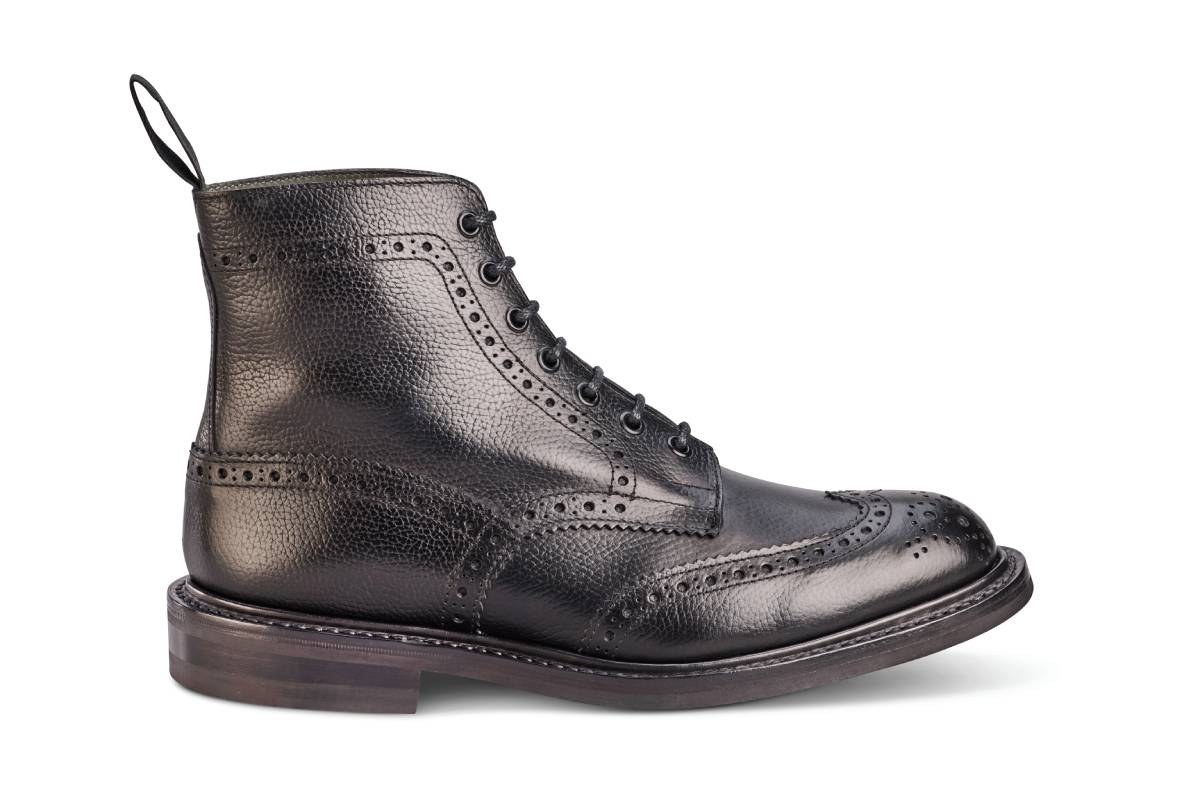 Stow Country Boot - Black Llama