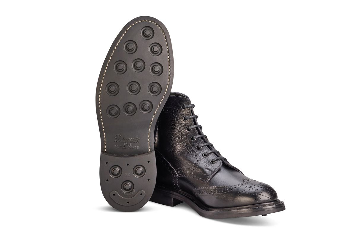 Stow Country Boot - Black Llama