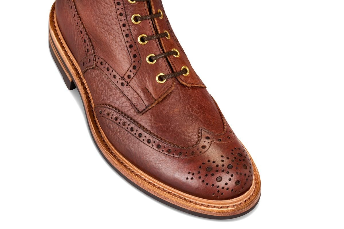 Stow Country Boot - Brown Buffalo (Tricker's Exclusive)