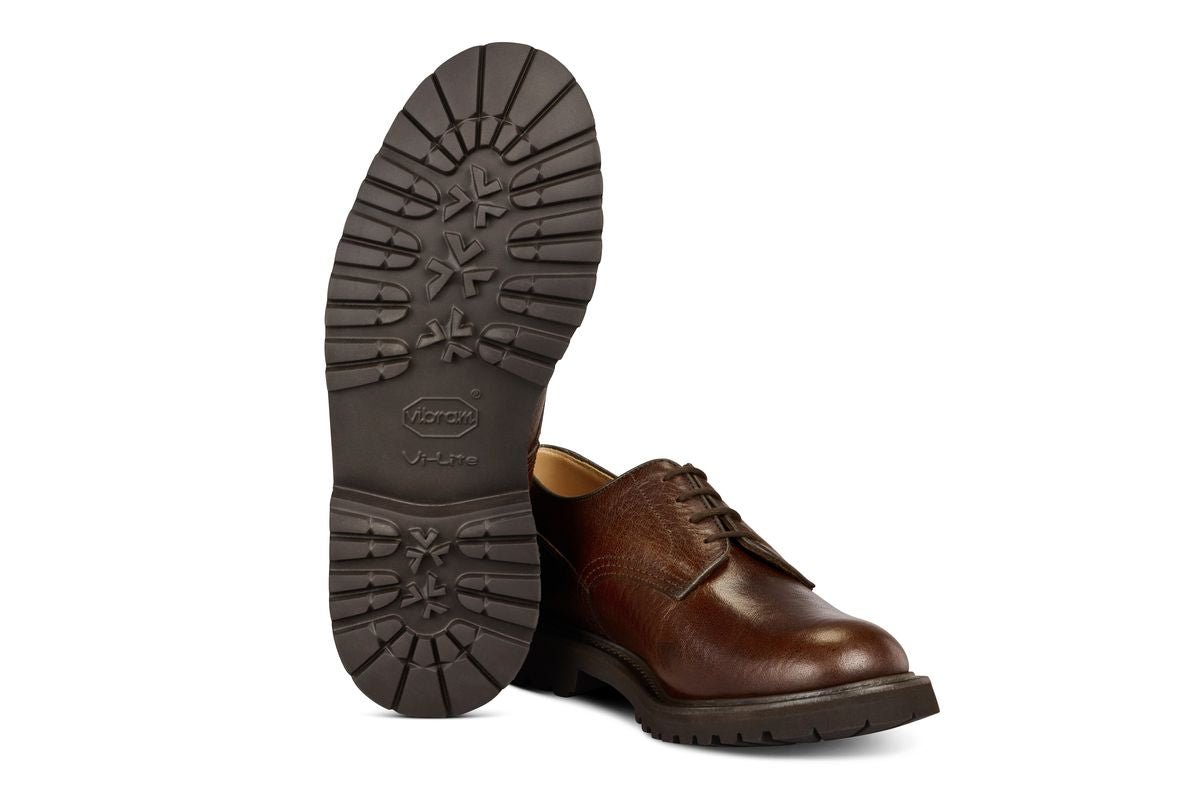 Woodstock Plain Derby Country Shoe - Brown Buffalo