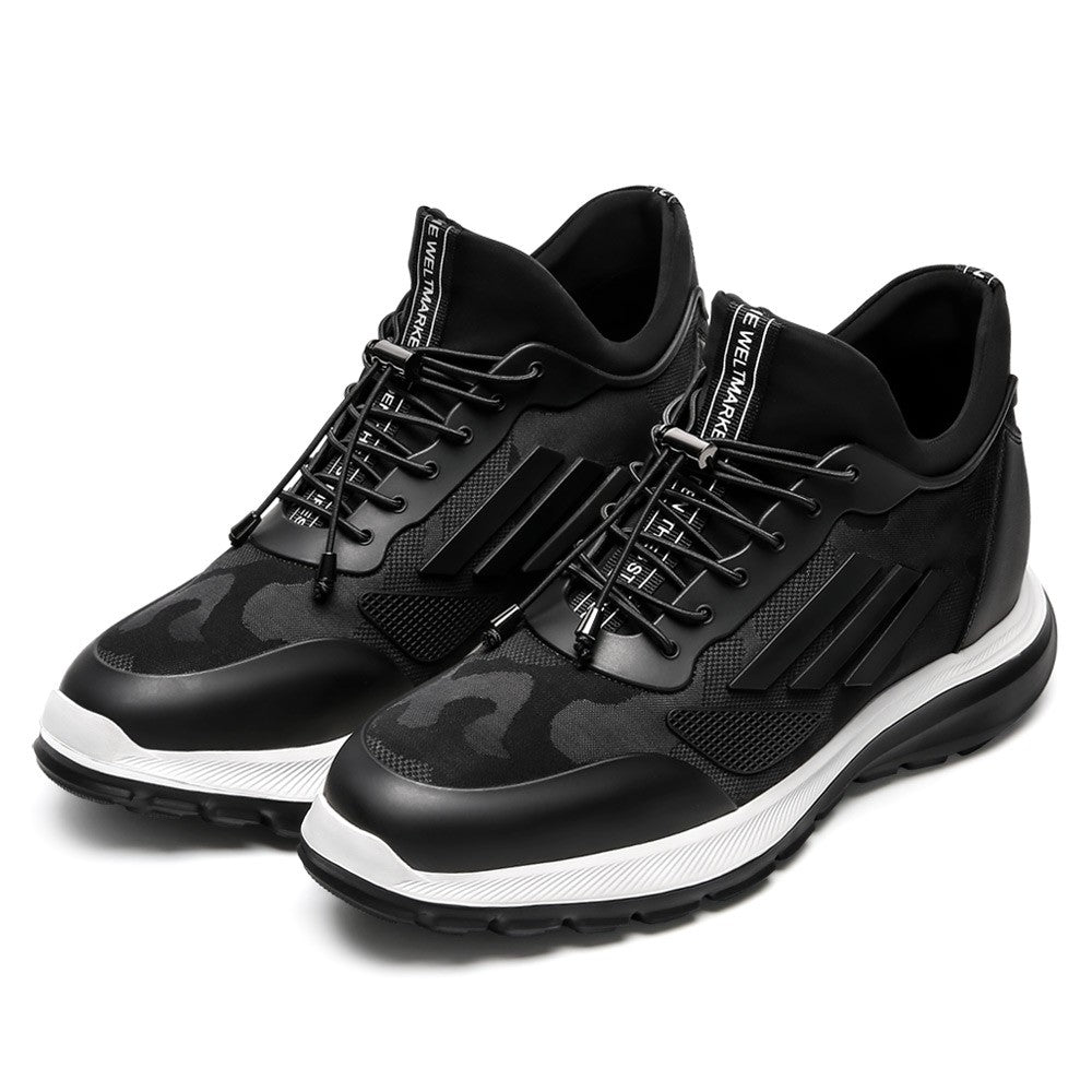 7 CM / 2.76 Inches CMR CHAMARIPA Hidden Heel Sneakers Shoes Men Taller Sports Shoes