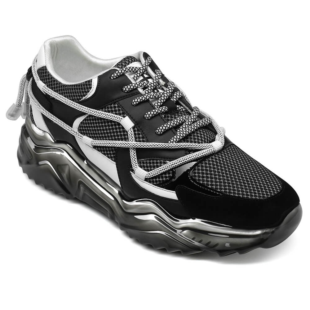 7 CM/2.76 Inches CMR CHAMARIPA Men's Height Increasing Casual Sneakers - Handcrafted Breathable Design