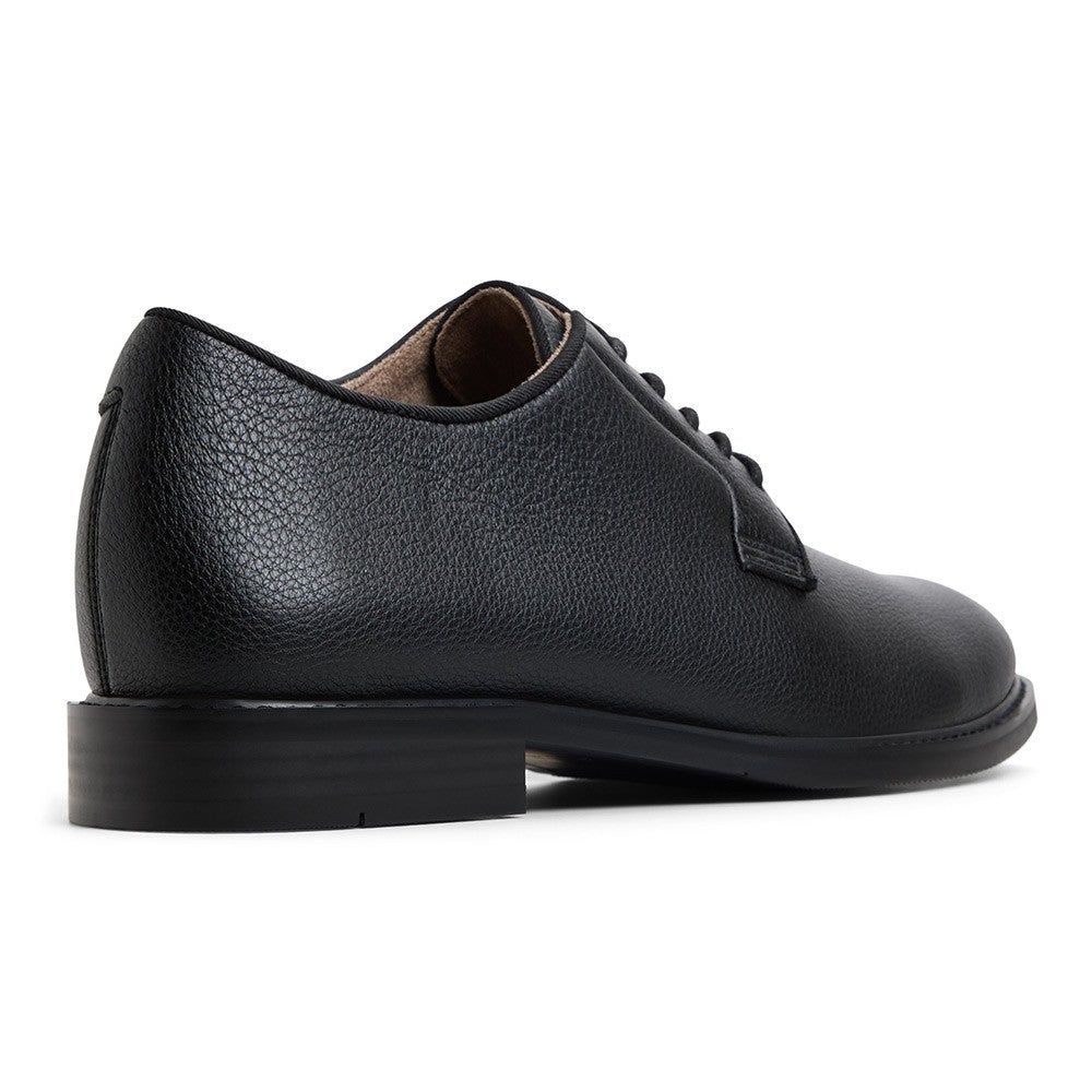7 CM/2.76 Inches CMR CHAMARIPA Men's Black Vegan Derby Elevator Shoes – 7CM Height Boost, Formal & Eco-Friendly