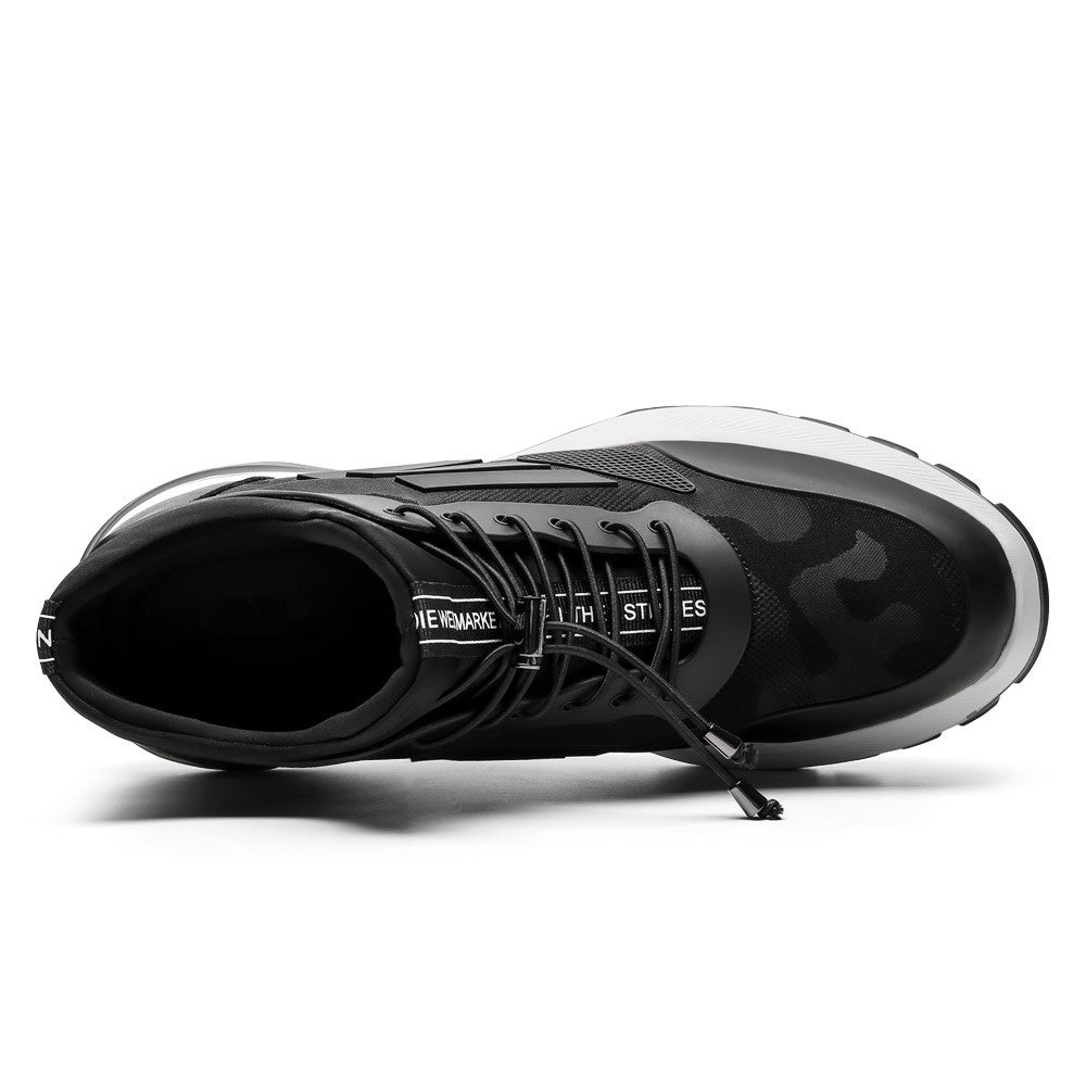 7 CM / 2.76 Inches CMR CHAMARIPA Hidden Heel Sneakers Shoes Men Taller Sports Shoes