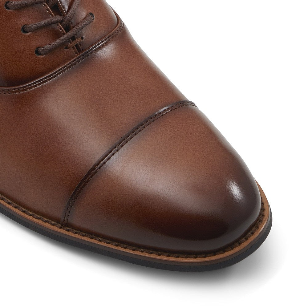 7 CM/2.76 Inches CMR CHAMARIPA Men’s Height-Increasing Oxford Shoes – Cognac Leather | 7CM Taller