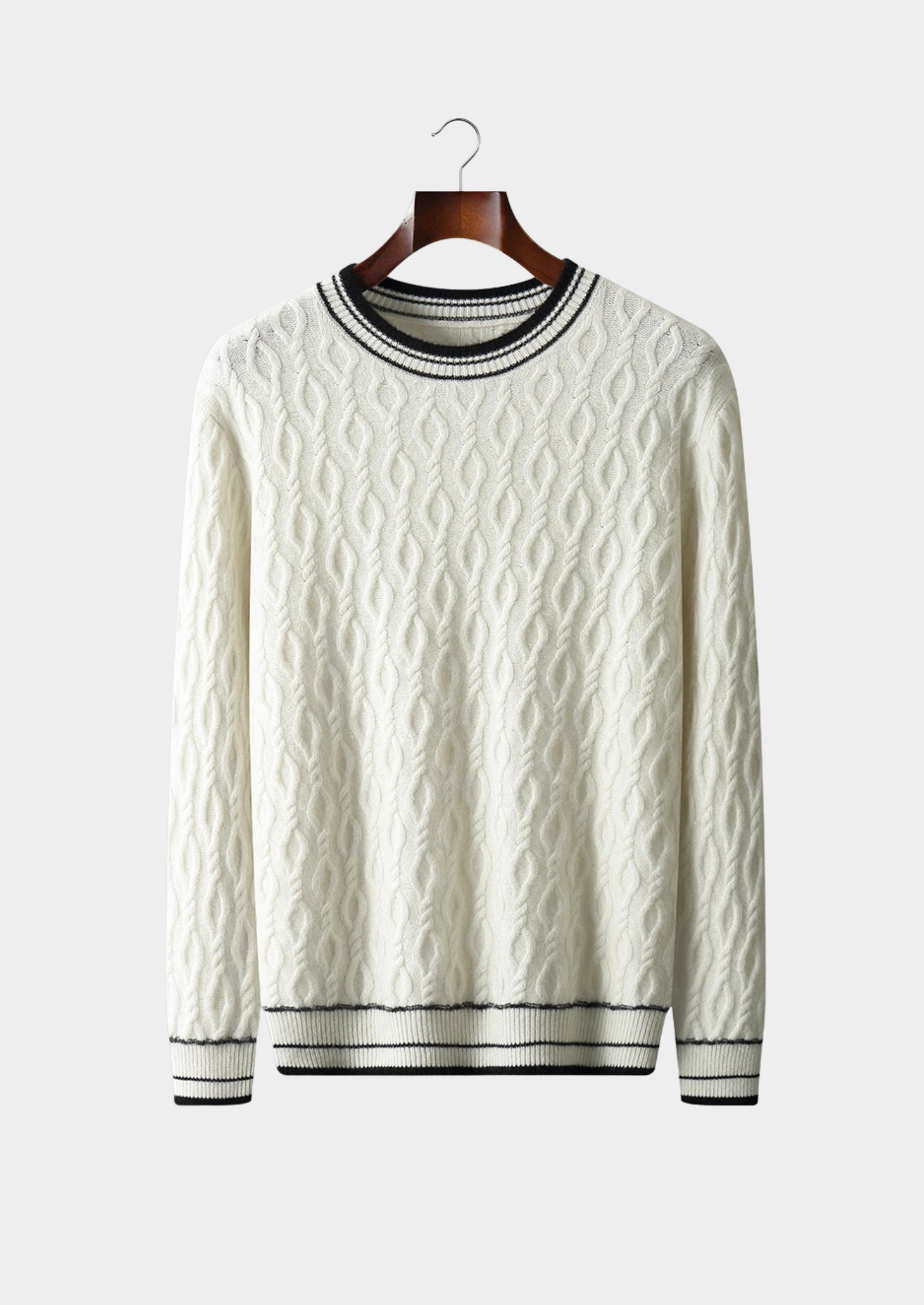 Cavallo Wool Jacquard Crewneck