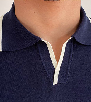 Yacht Belmont Weekend Contrast Piping Polo