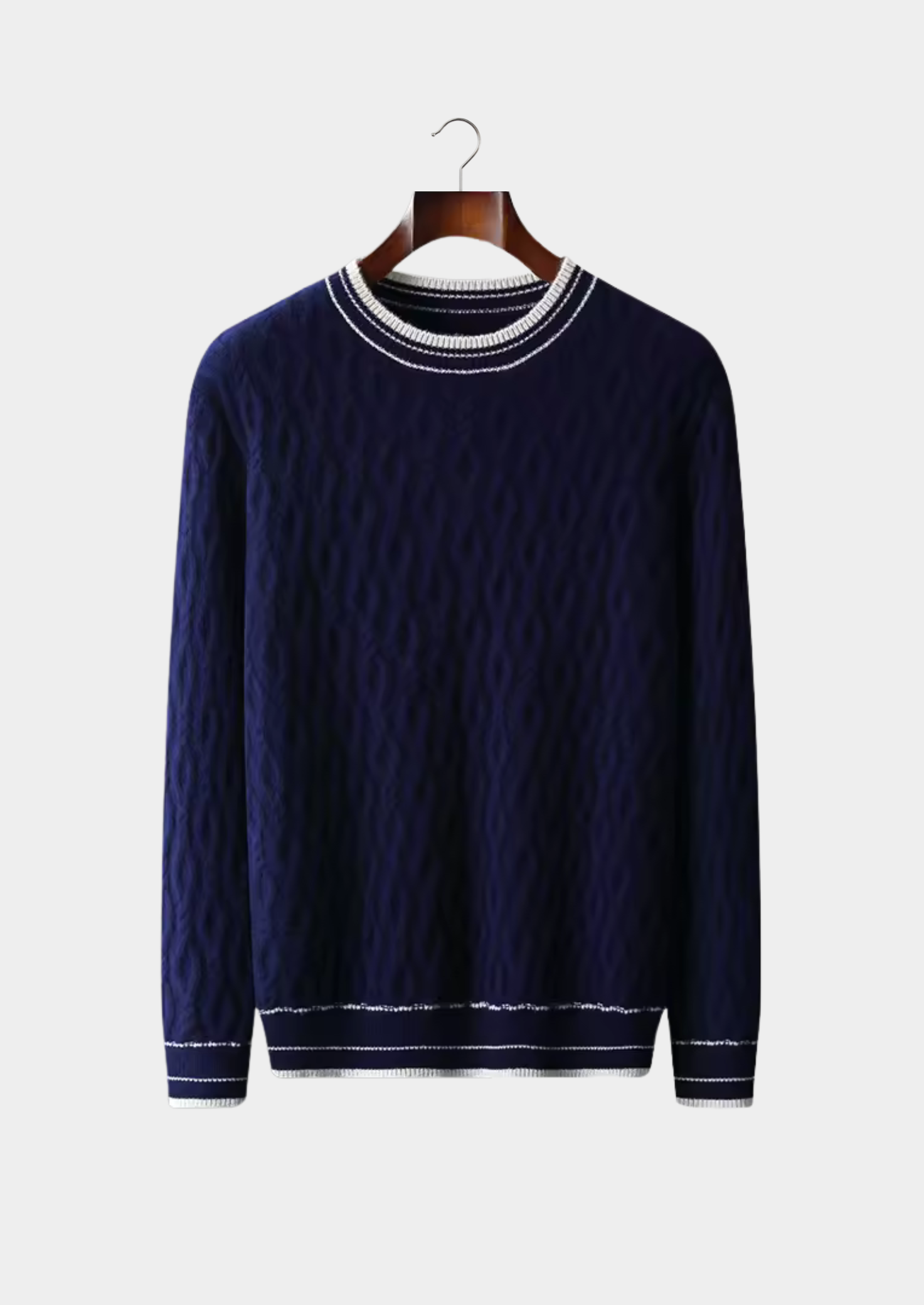 Cavallo Wool Jacquard Crewneck