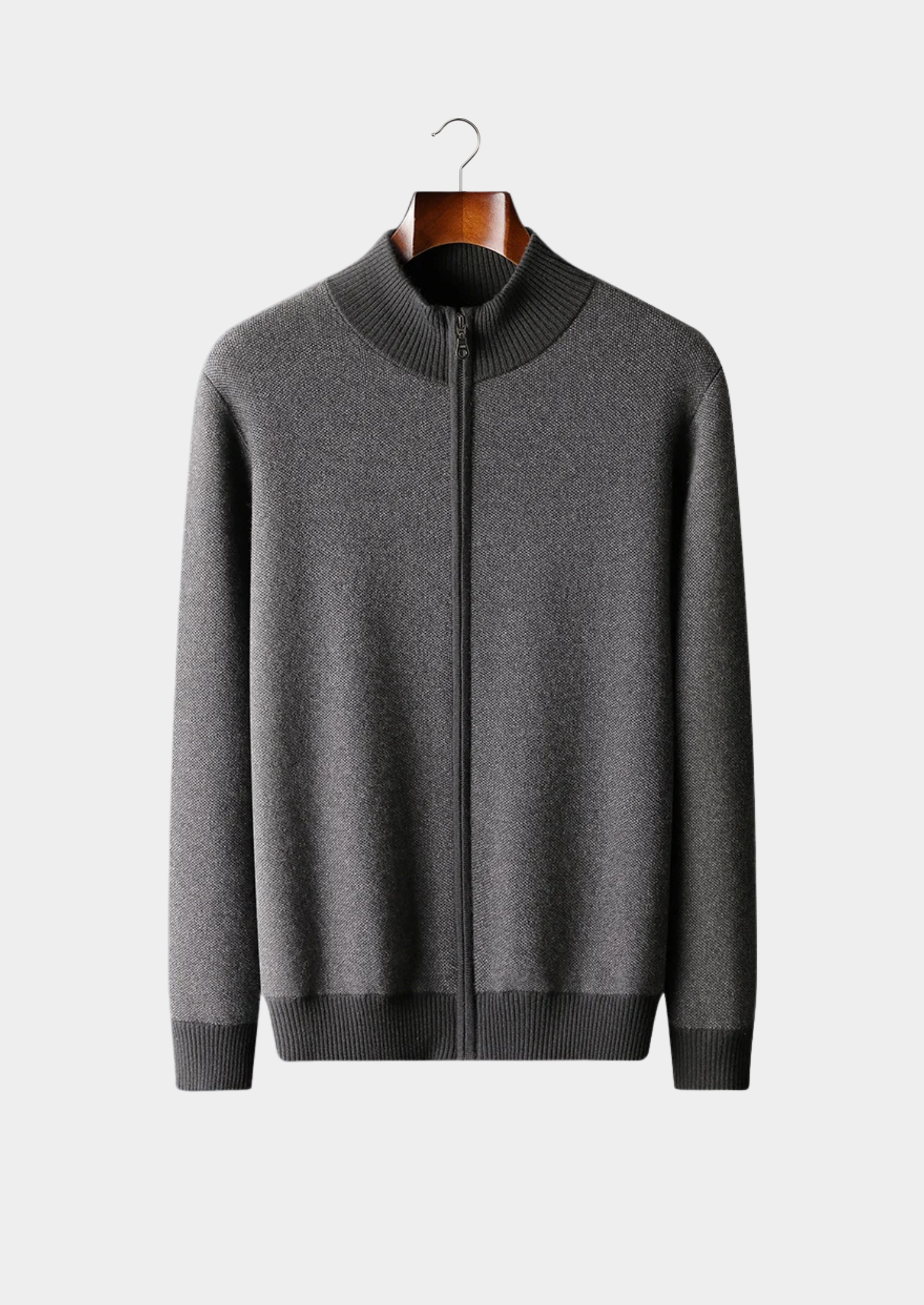Cavallo Cashmere Jacquard Zip Cardigan