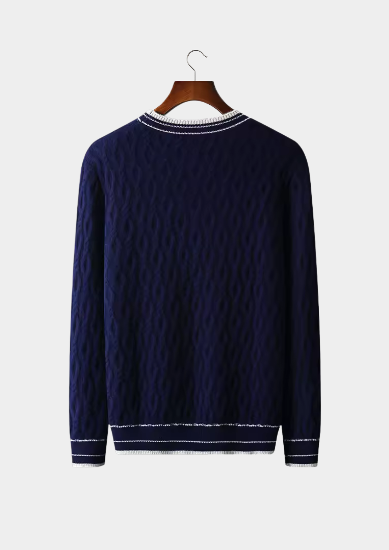 Cavallo Wool Jacquard Crewneck