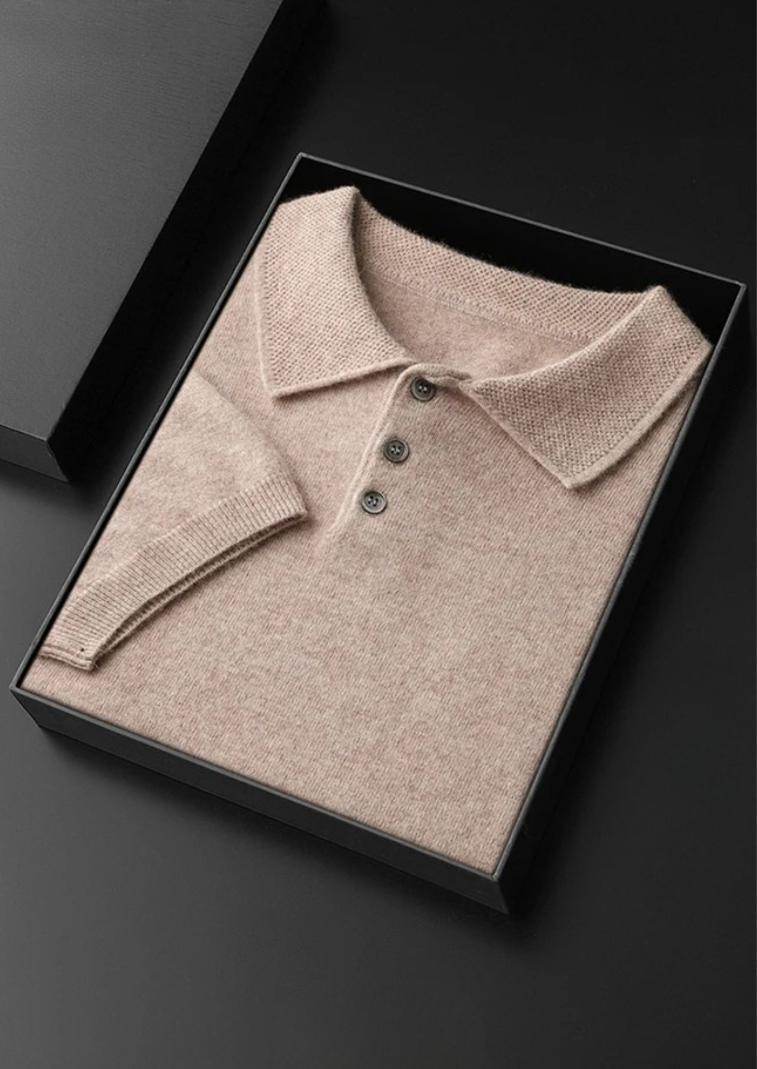 CASHMERE CLASSIC POLO SHIRT