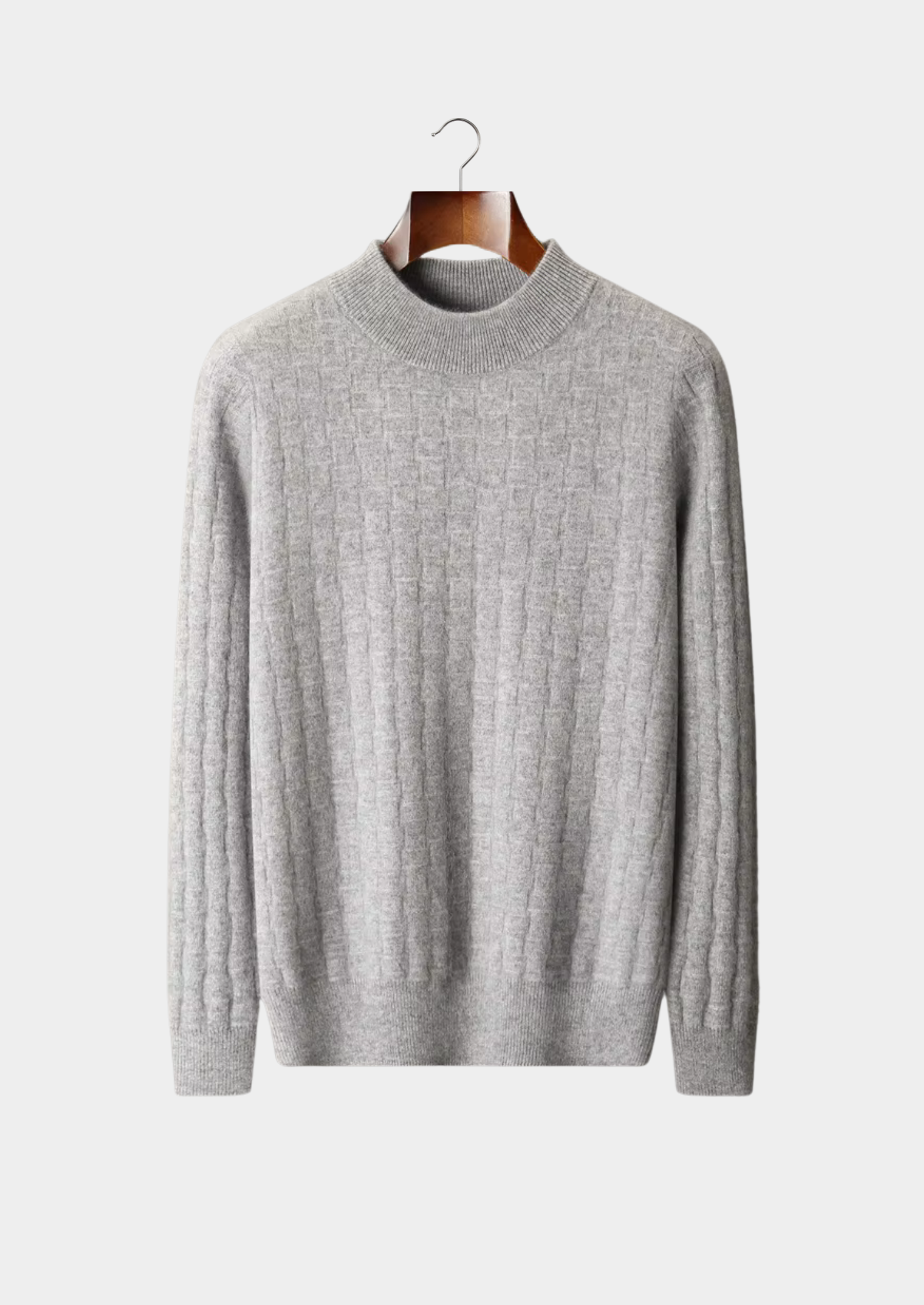Cavallo  WOOL TEXTURED MOCKNECK