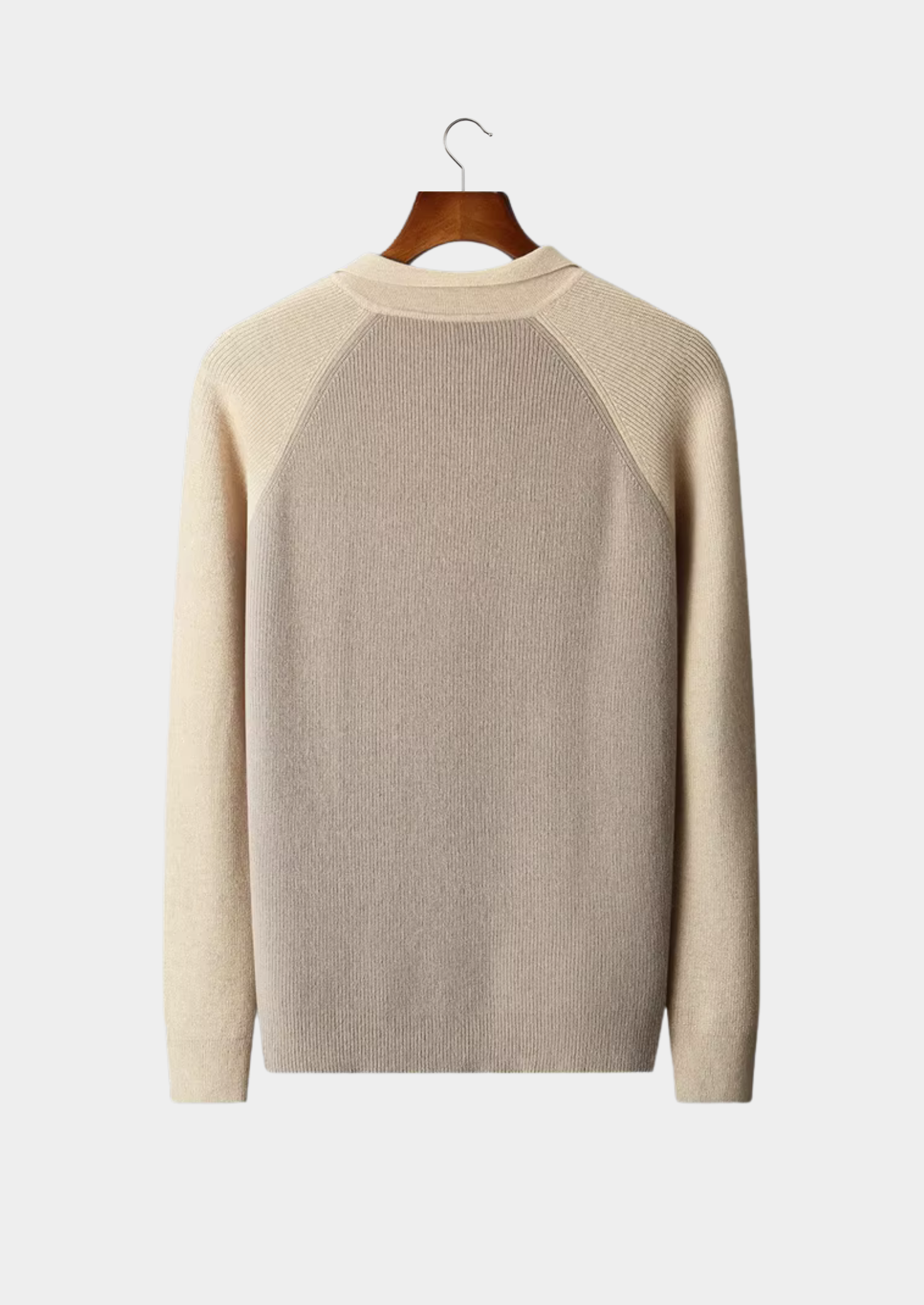 CAVALLO TWO TONE ZIPPER SWEATER POLO