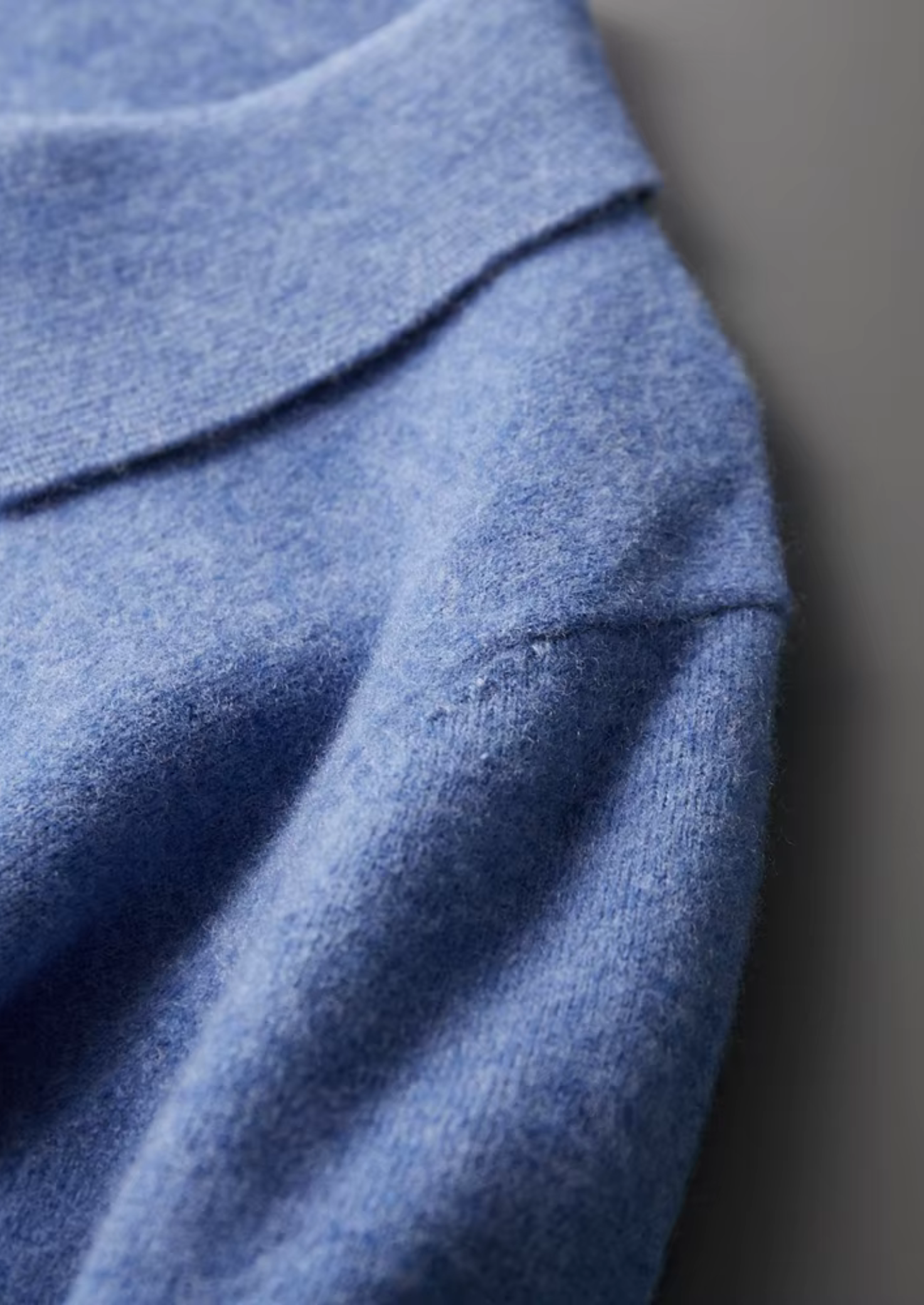CAVALLOWOOL HALF ZIP POLO