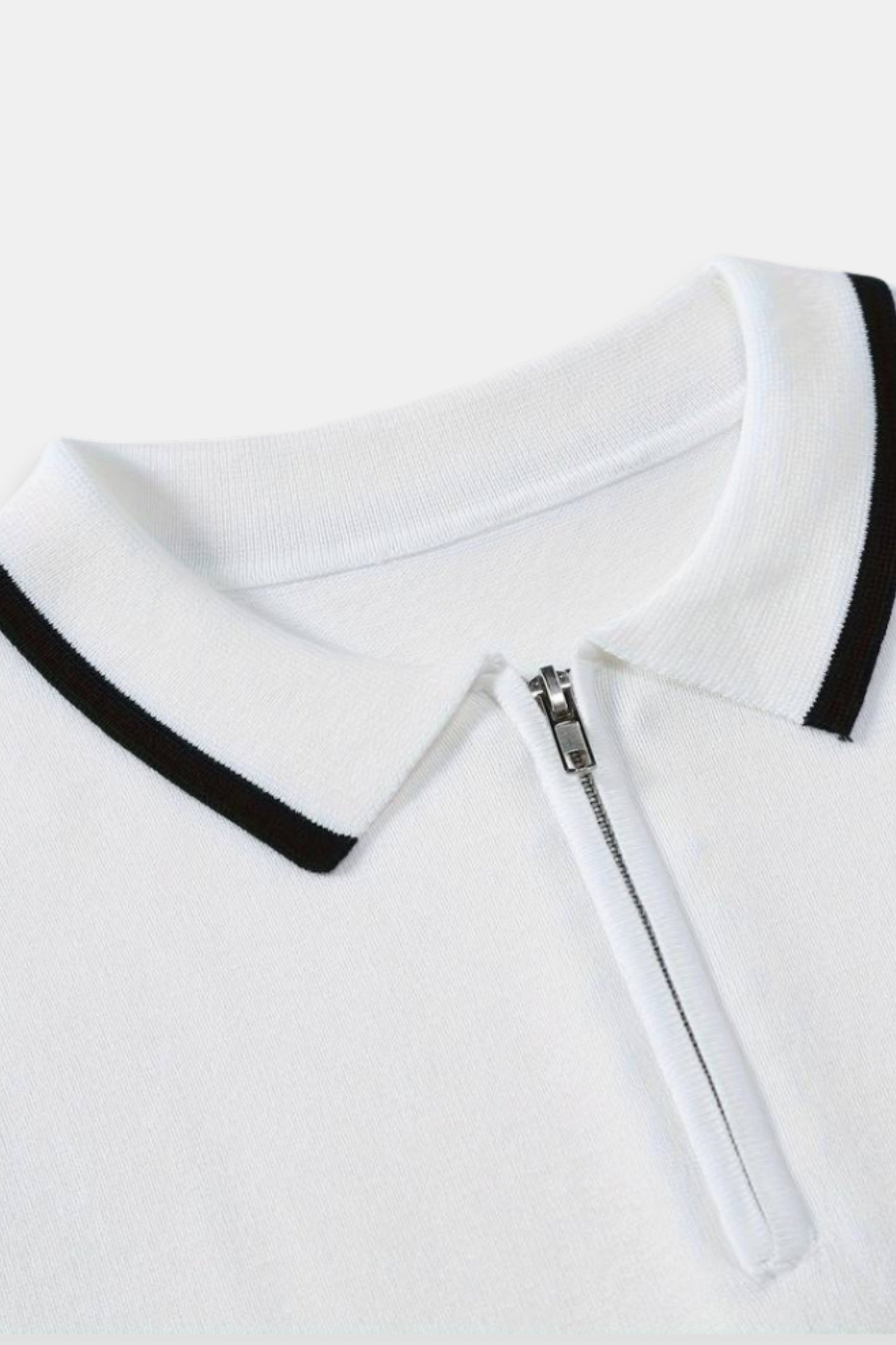 Cavallo  Knitted Quarter Zip Golf Polo