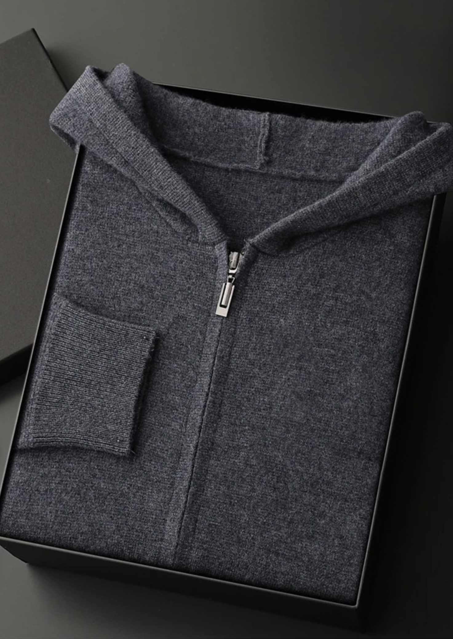Cavallo Cashmere Zip  Hoodie