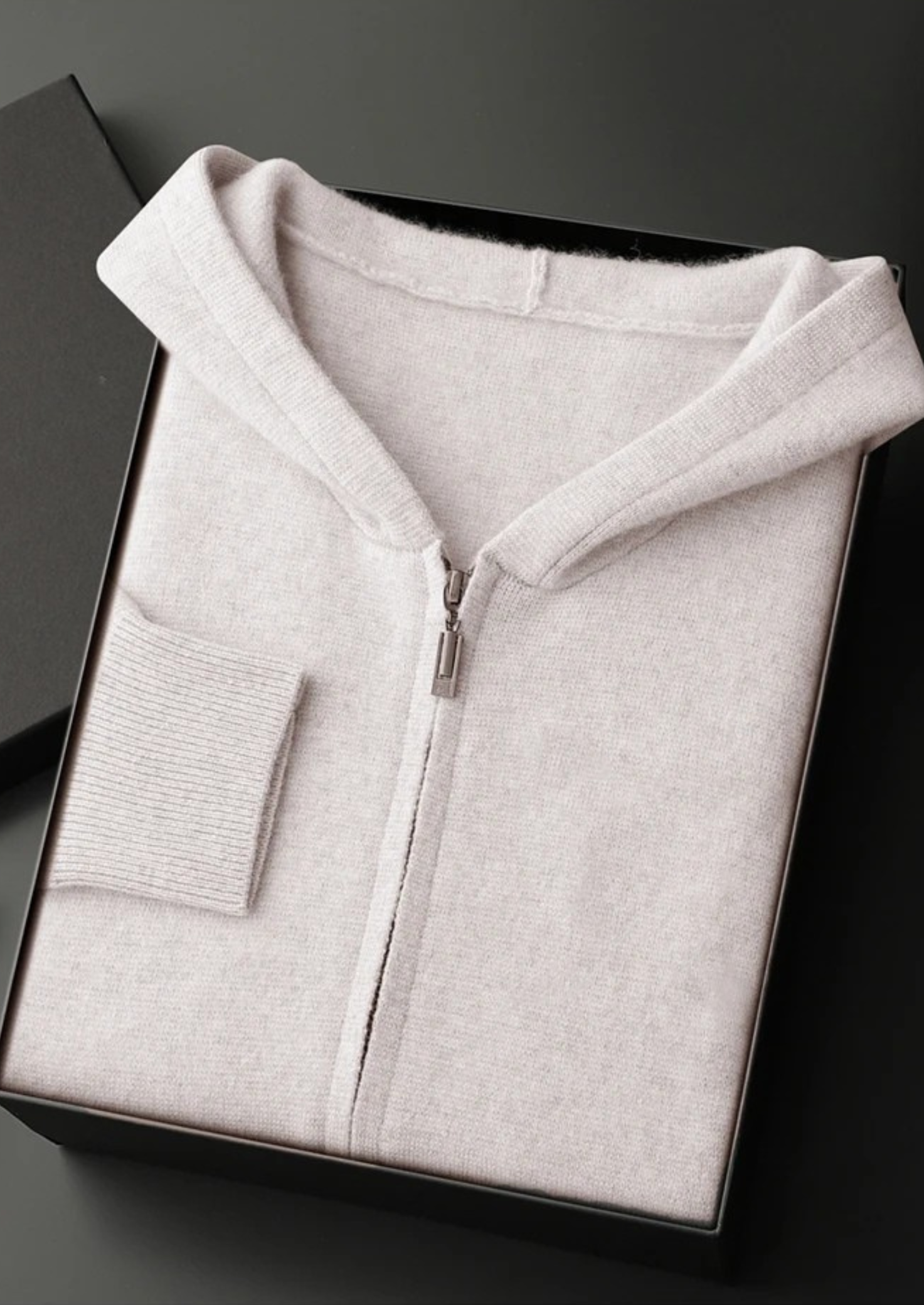 Cavallo Cashmere Zip  Hoodie