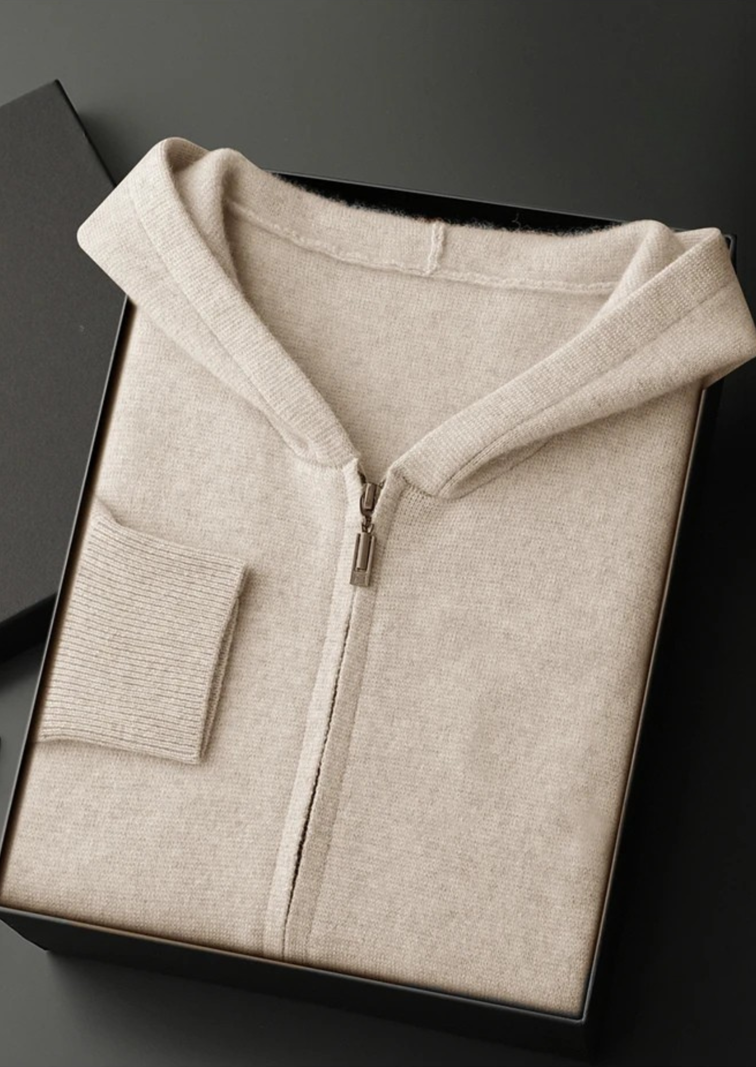 Cavallo Cashmere Zip  Hoodie