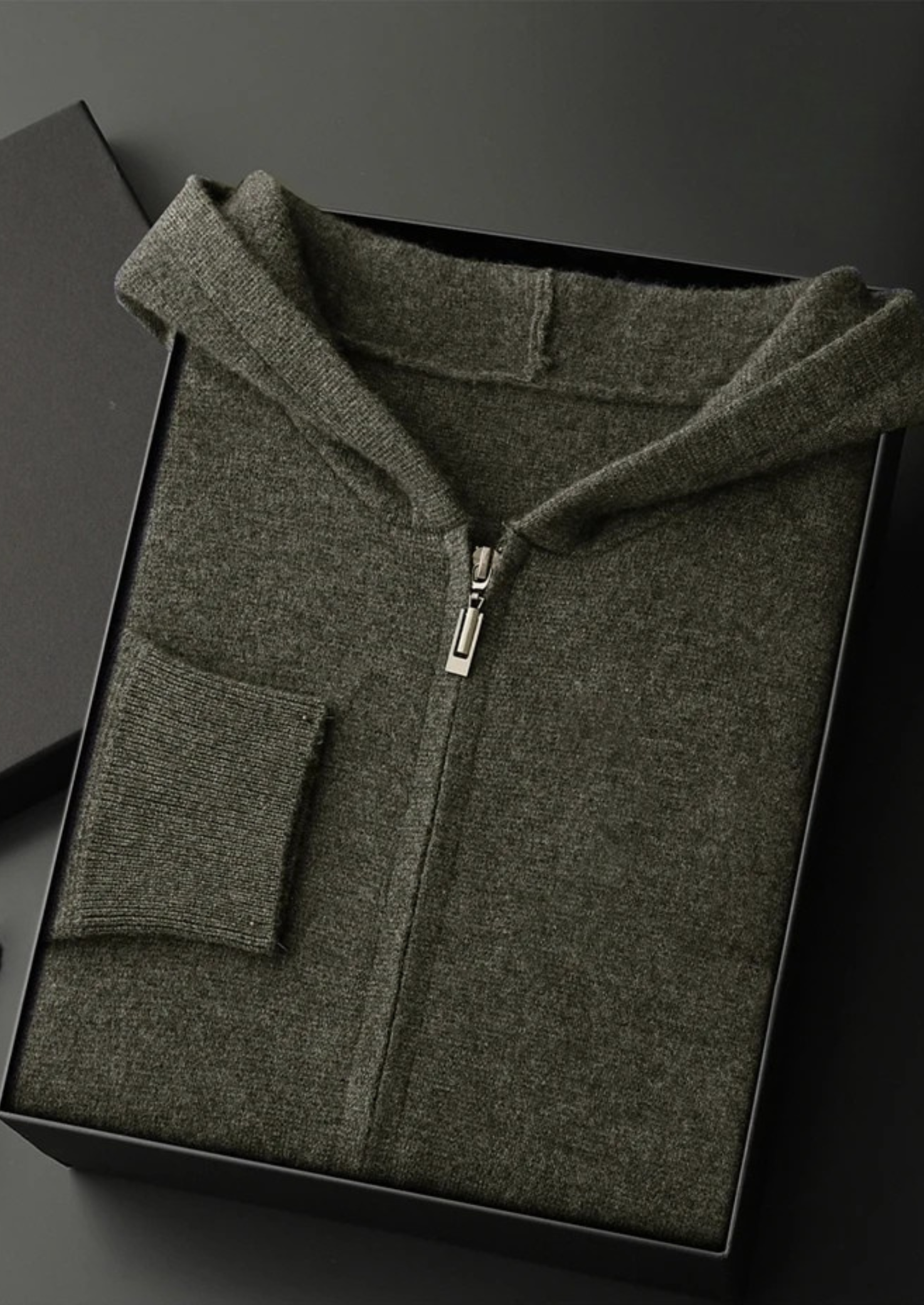 Cavallo Cashmere Zip  Hoodie