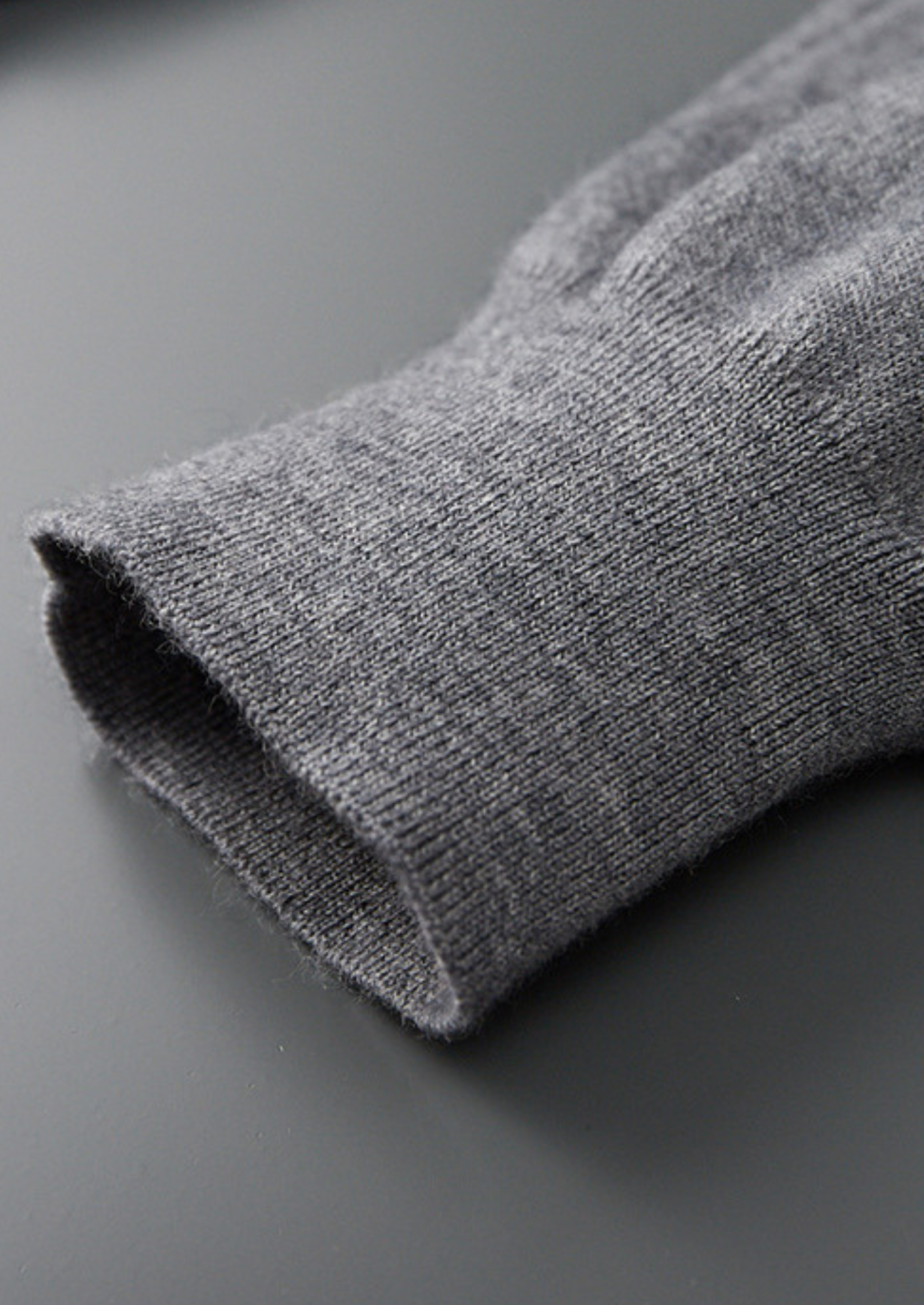 CASHMERE BUTTONLESS SWEATER POLO
