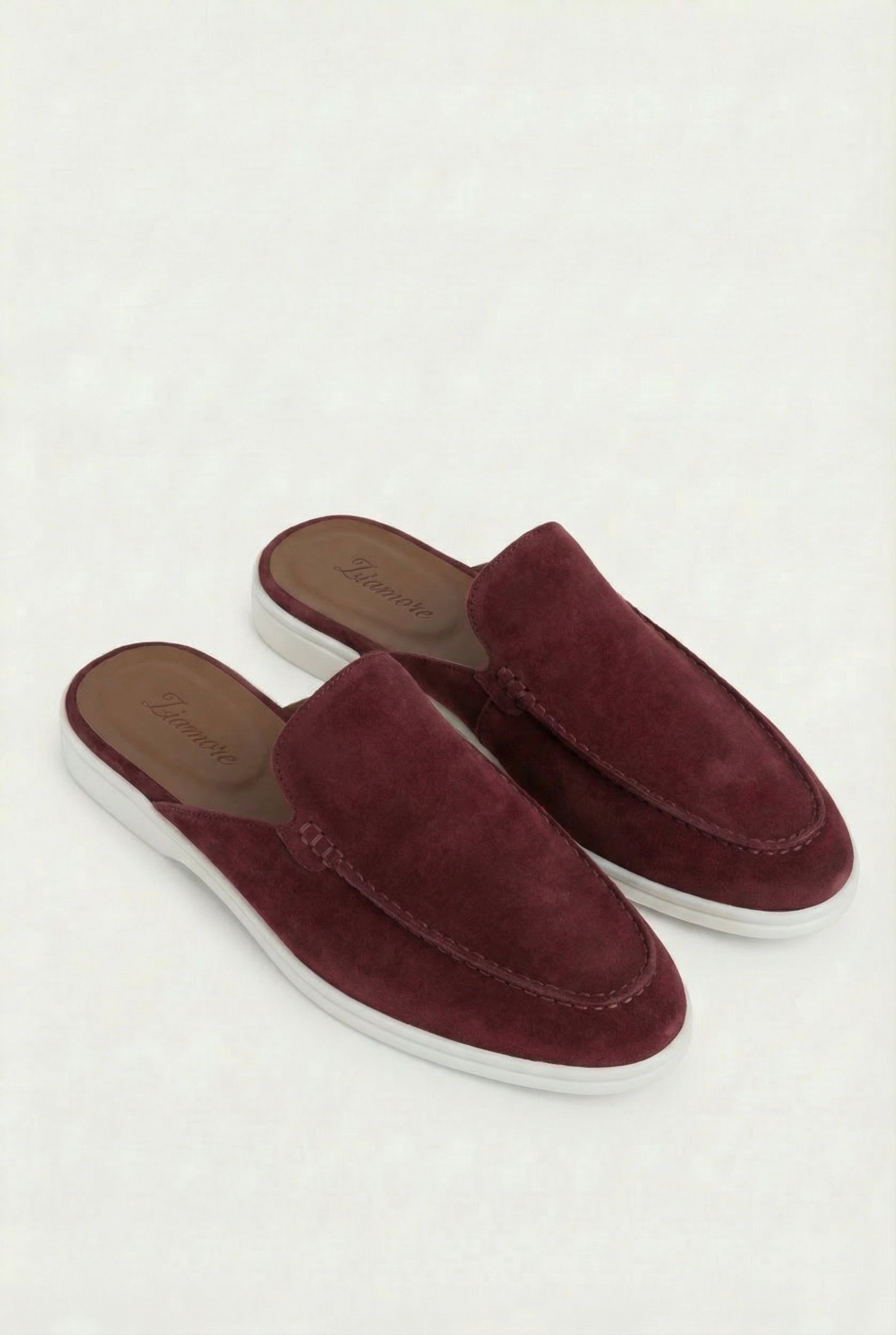 Yacht Suède Mule Burgundy