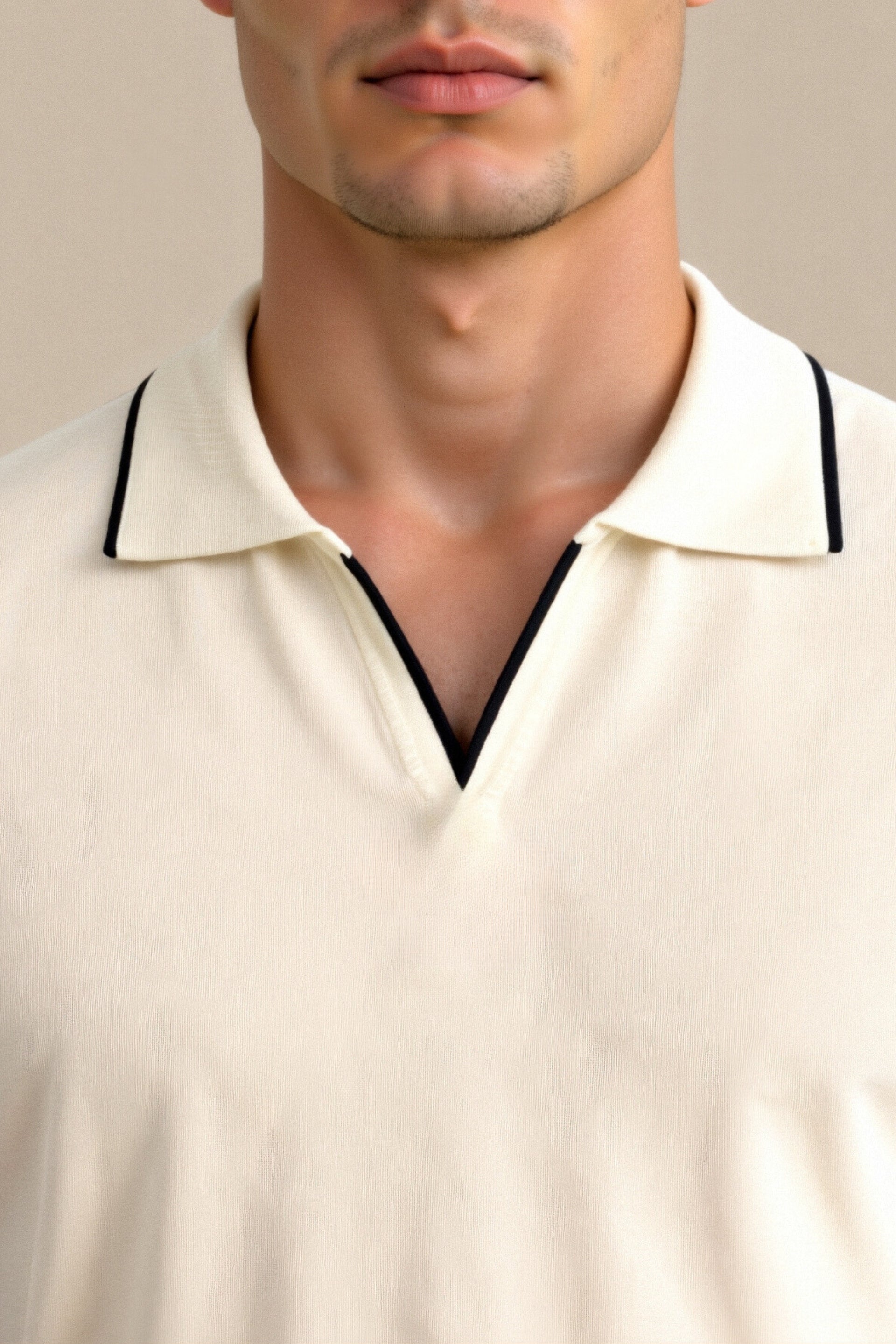 CAVALLO Contrast Slim Fitted Polo