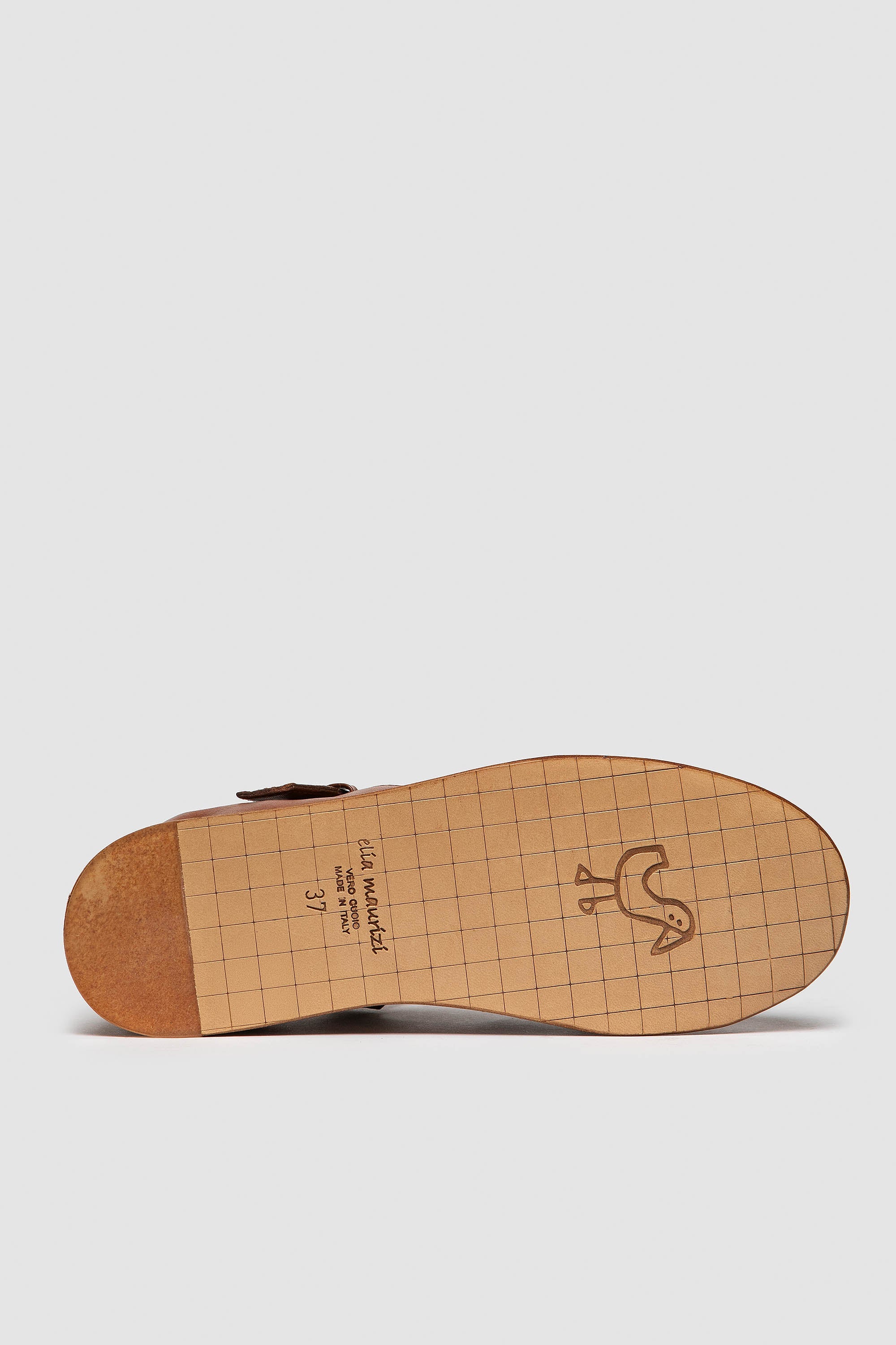 ANCILLA BROWN leather