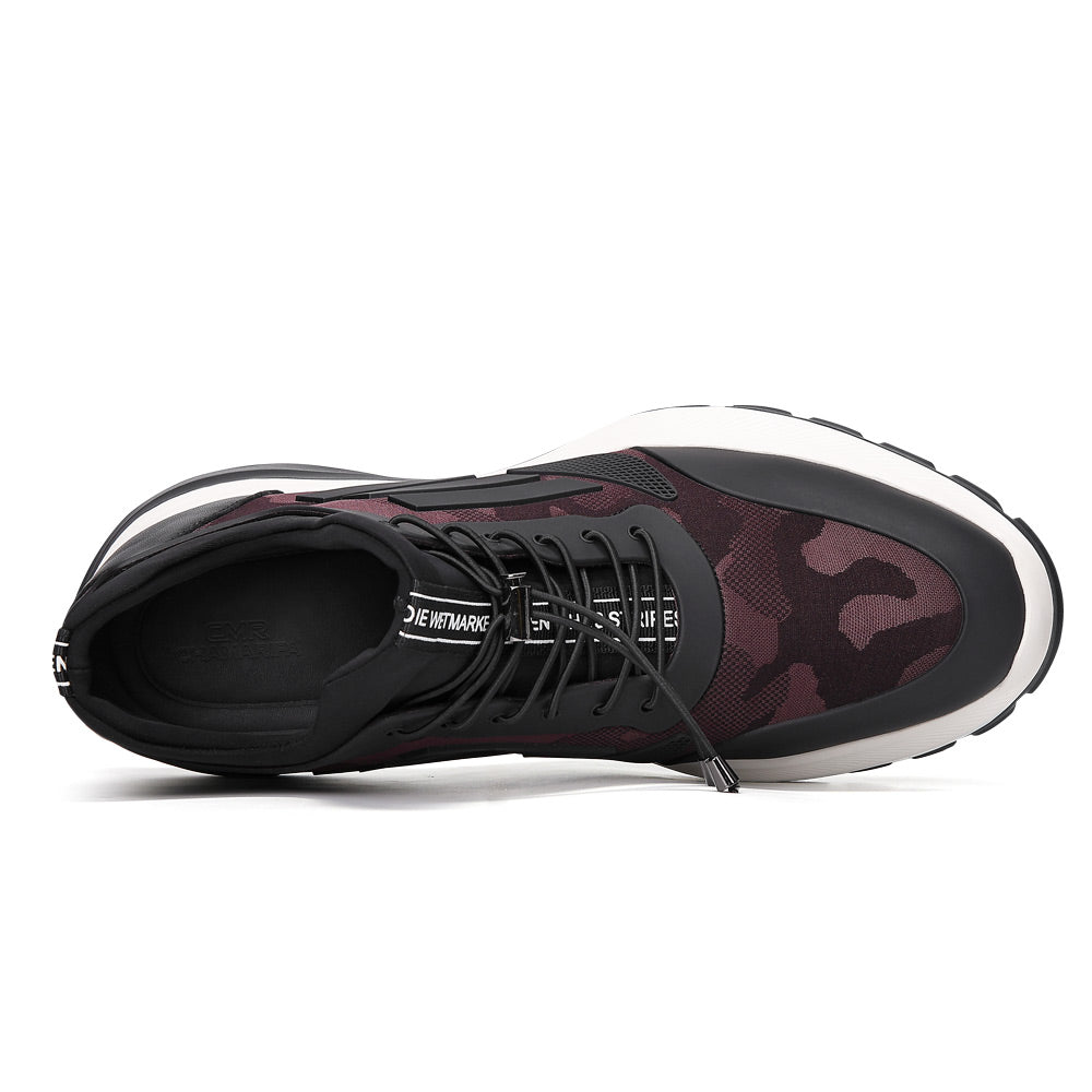 7 CM/2.76 Inches CMR CHAMARIPA Men's Height Increasing Sneakers - Hidden Heel Elevator Shoes