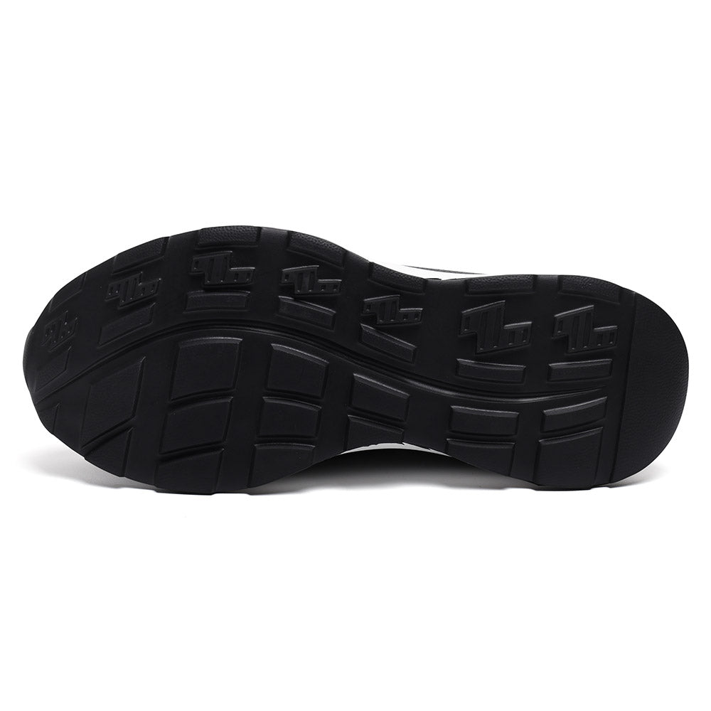 8 CM / 3.15 Inches CMR CHAMARIPA Sneakers With Height For Men | Black Leather Trainers