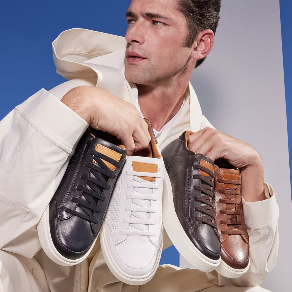 7 CM/2.76 Inches CMR CHAMARIPA Men's Brown/Dark Brown Leather Casual Elevator Sneakers – Handcrafted Lace-up Shoes