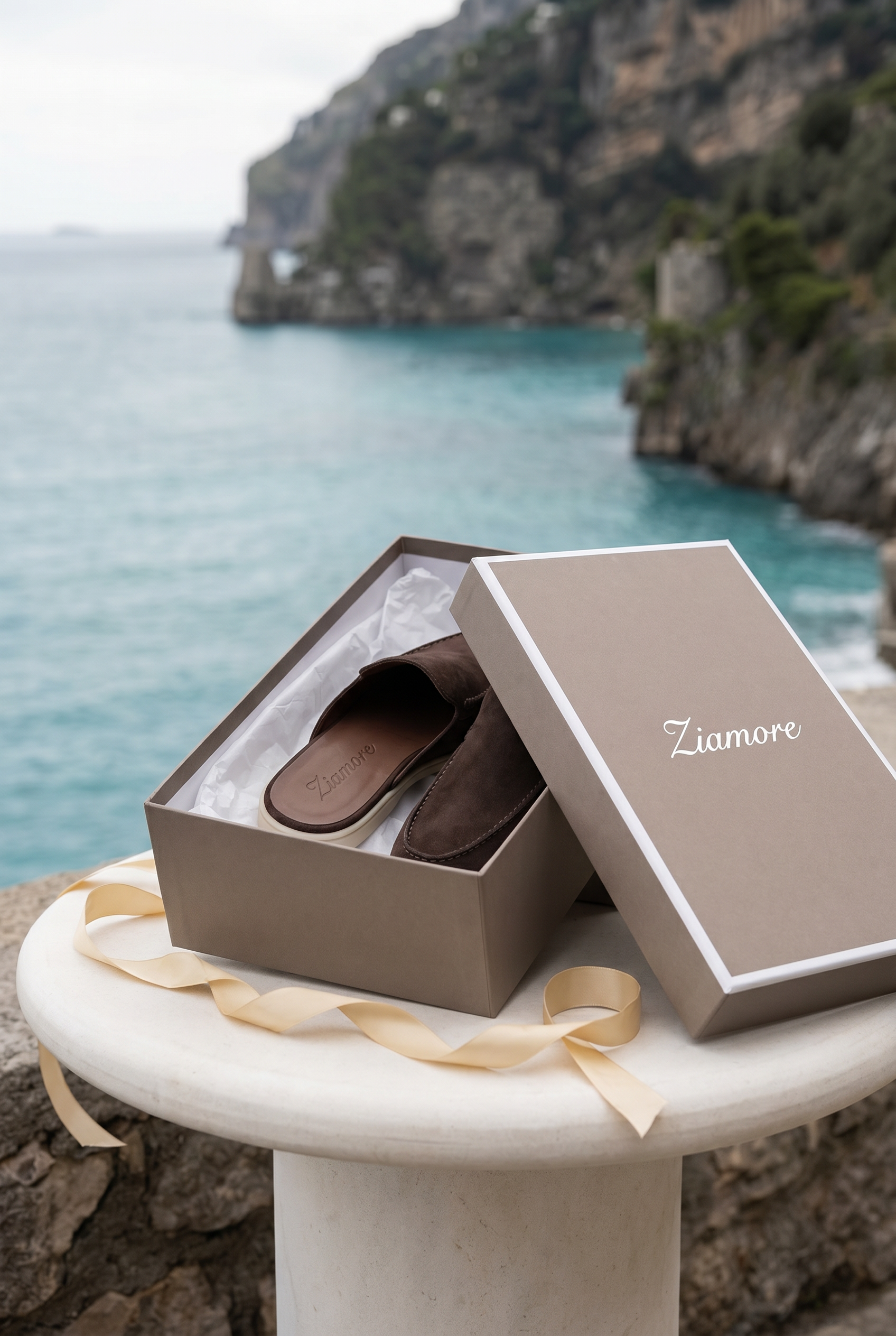 Yacht Suede Mule Brown