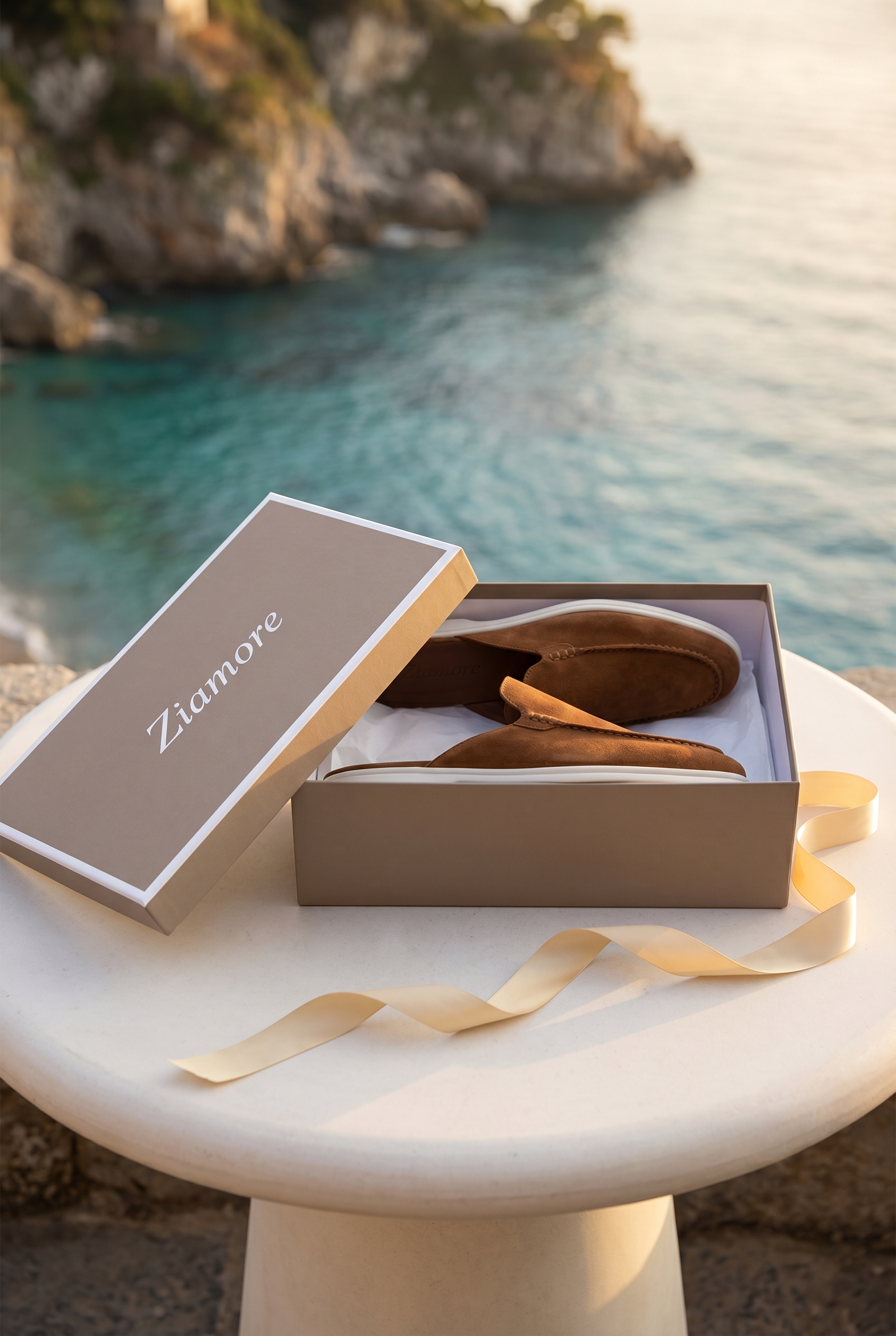 Yacht Suède Mule Tan