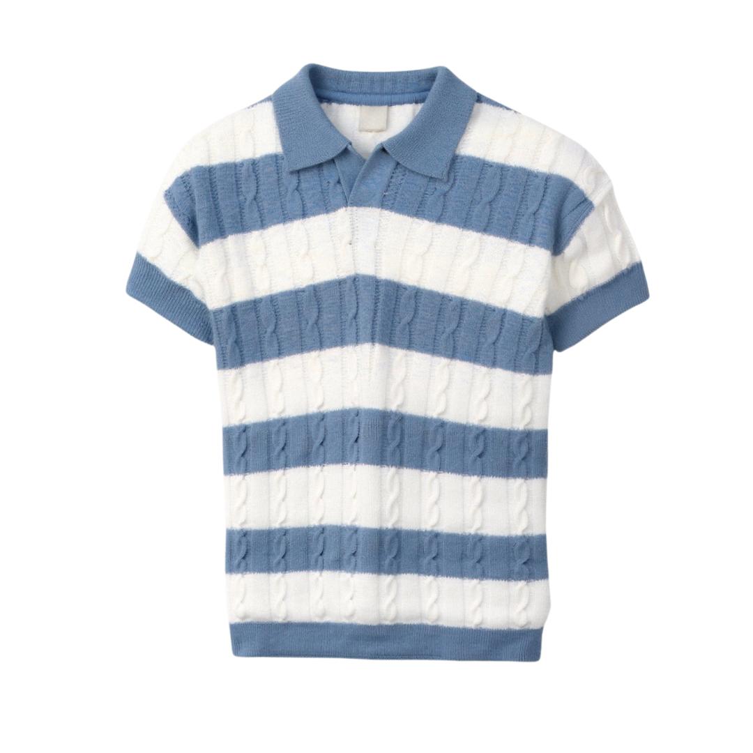 Cavallo  White Stripe Polo